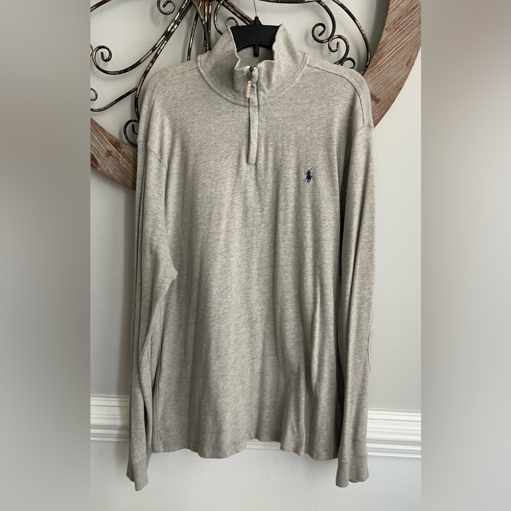 Polo Ralph Lauren 1/4 Zip Up Pullover Super Soft Sz XXL